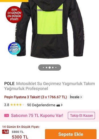 motorcu yamurluk takim POLE - Görsel 10
