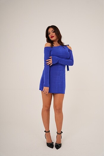H&M Kurdale detay mini elbise