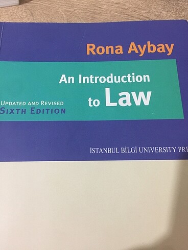 An Introduction to Law Rona Aybay