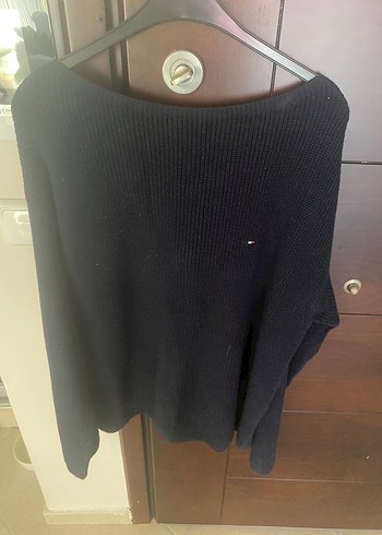 Tommy Hilfiger Sik Ve Rahat Siyah Triko Kazak