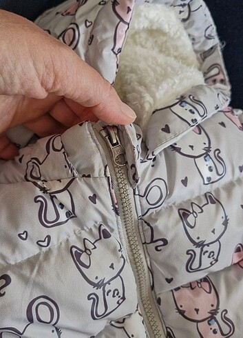 Kız bebek mont - Görsel 6