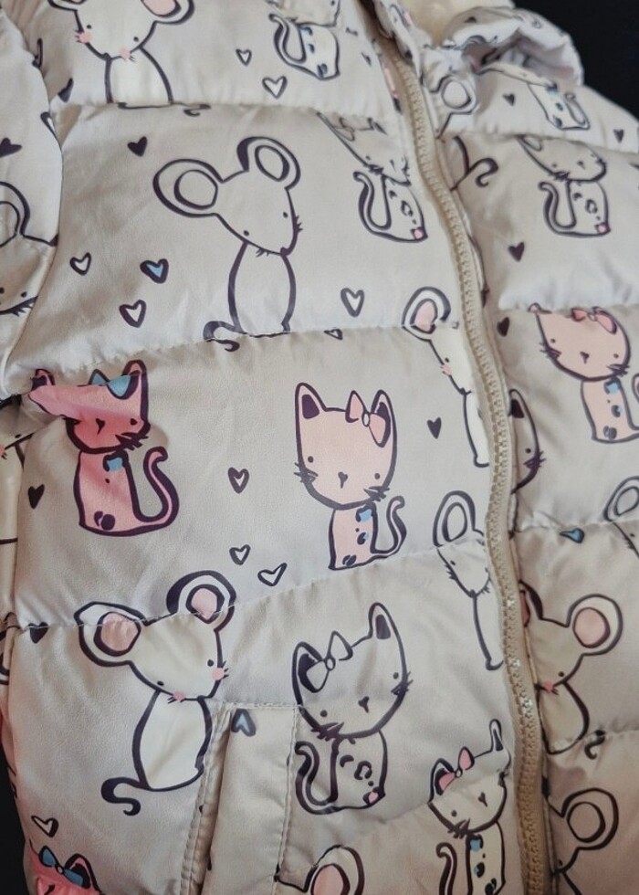 Kız bebek mont - Görsel 4