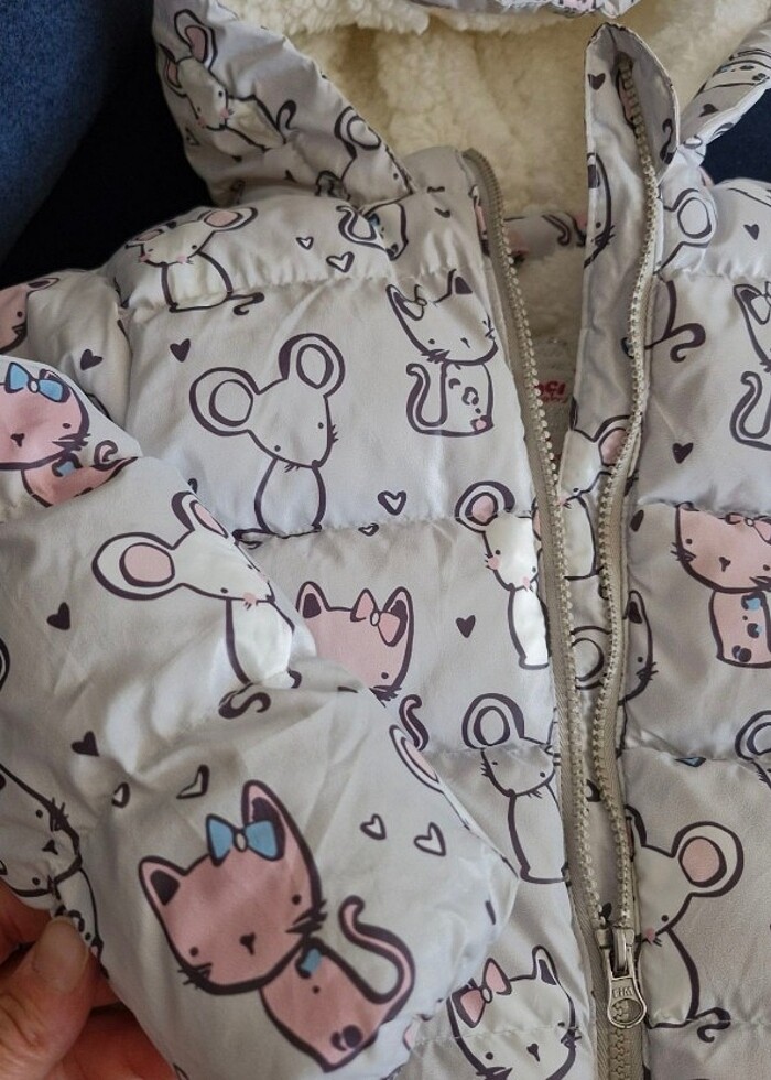 Kız bebek mont - Görsel 5