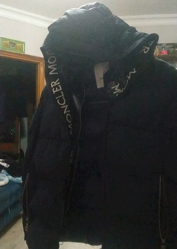 Moncler Erkek Siyah  şişme mont - Görsel 3