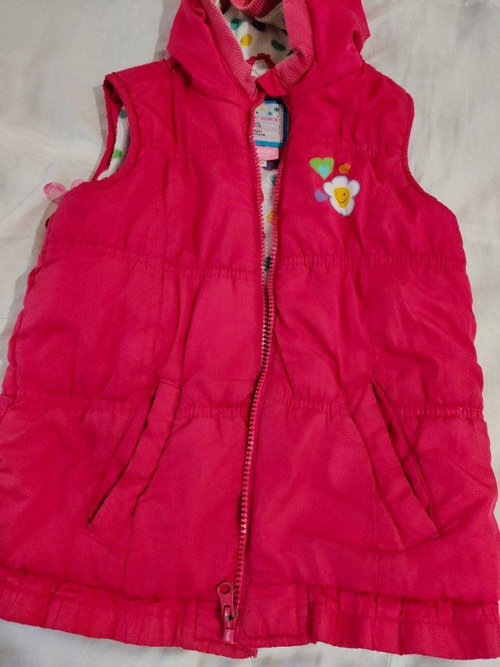 Kızlar için renkli fermuarlı yelek - Görsel 2