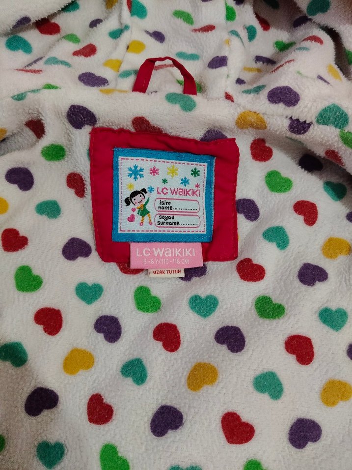 Kızlar için renkli fermuarlı yelek - Görsel 3