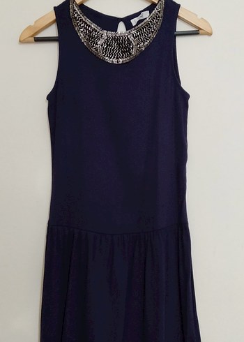 xs Beden lacivert Renk MANGO ELBİSE
