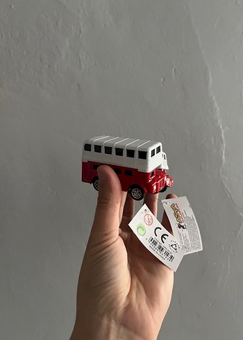 Kırmızı Mini Oyuncak Otobüs