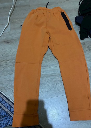 Nike Erkek Turuncu-Beyaz Eşofman Altı - Görsel 3