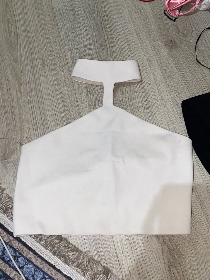 Zara Beyaz crop - Görsel 3