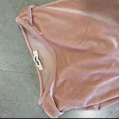 Koton Lazer kesimli Pudra Renk Tshort