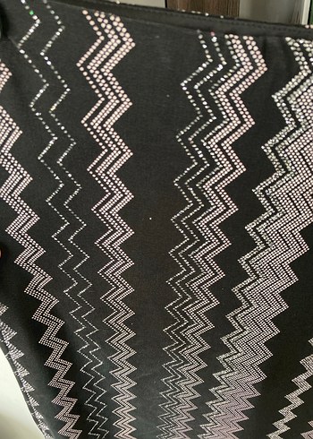 Piliseli Desenli Midi  Etek - Görsel 3