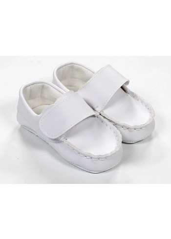 Beyaz Erkek Bebek İlk Adım Ayakkabısı - Görsel 2