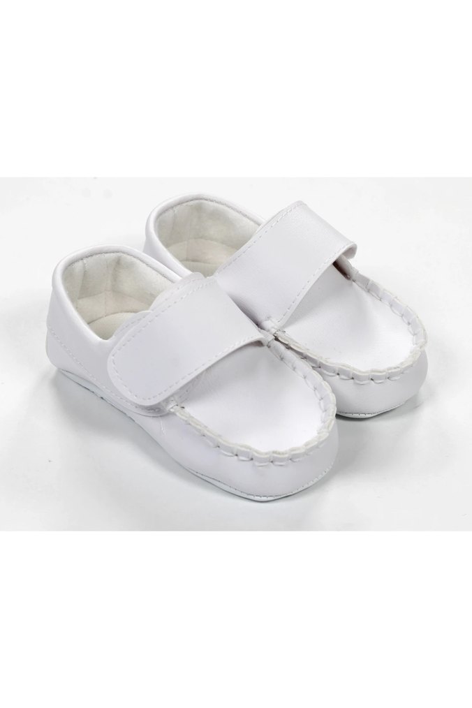Beyaz Erkek Bebek İlk Adım Ayakkabısı - Görsel 2
