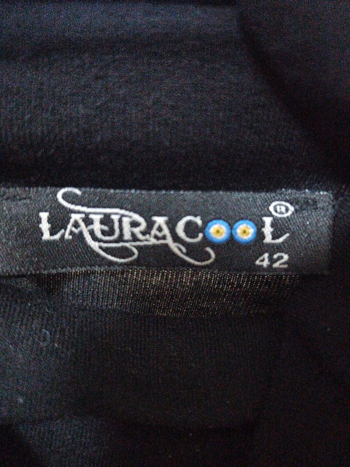 Yüksek Yakalı Siyah Gri Midi Triko Elbise - Görsel 5