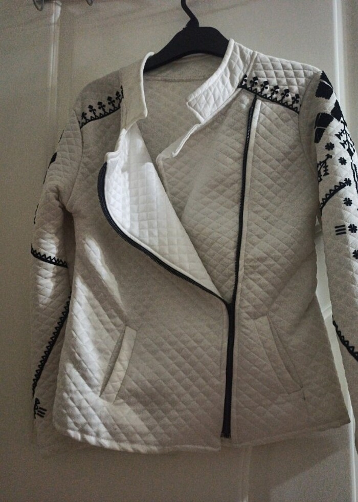 Beyaz ceket - Görsel 5