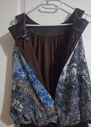 Kadın Bohem Desenli Kısa tulum - Görsel 5