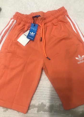 Turuncu Adidas Mini Şort - Görsel 3