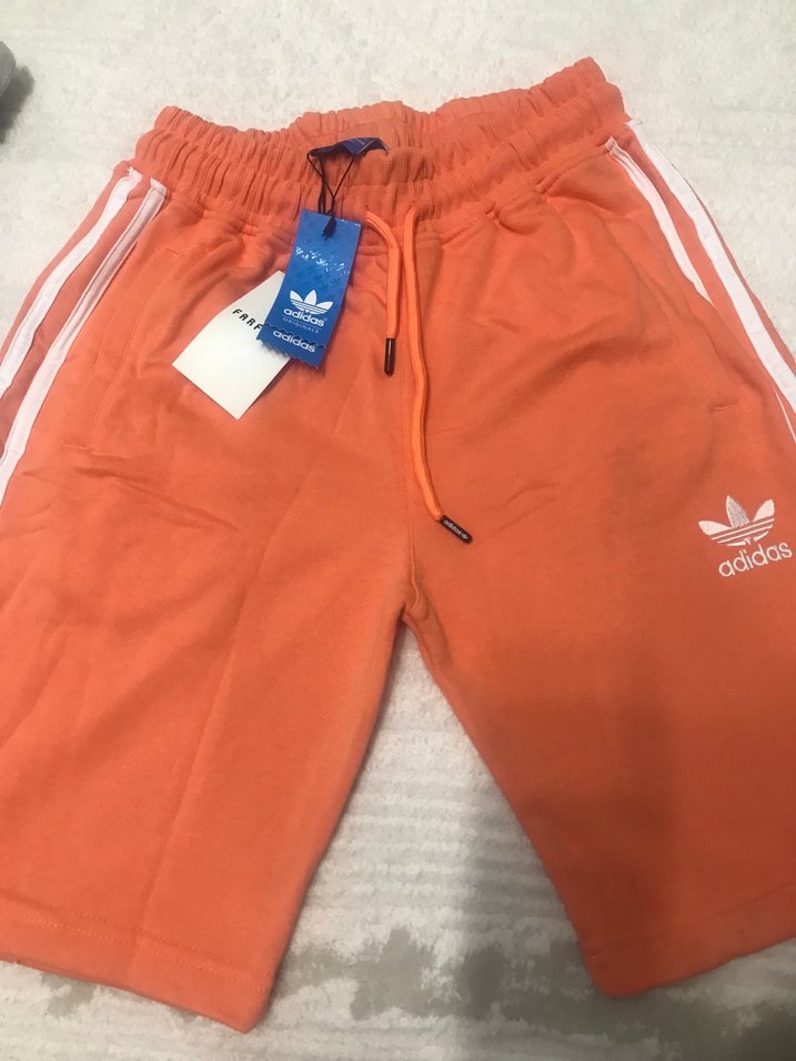 Turuncu Adidas Mini Şort - Görsel 3