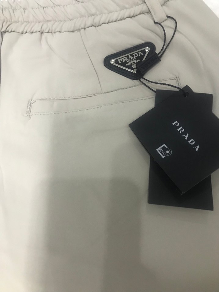 Bej Erkek Prada Joger Pantolon - Görsel 2