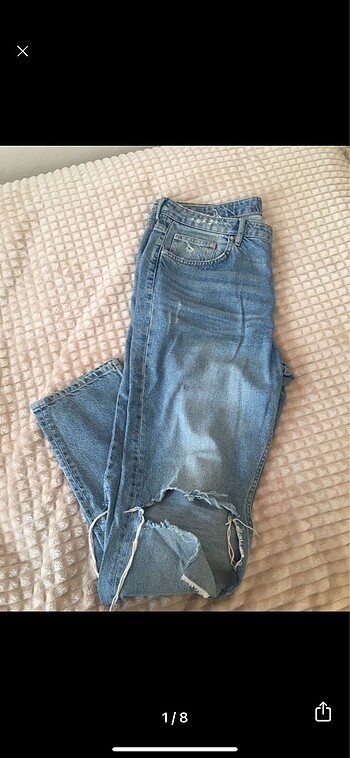 H&M KADIN KOT PANTOLON JEAN