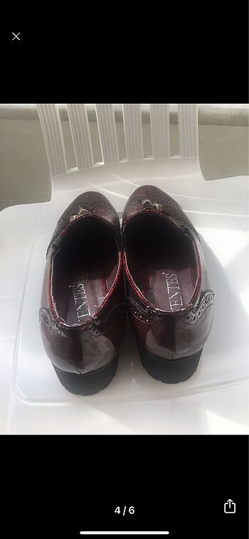 38 Beden bordo Renk Oxford&Loafer Ayakkabı