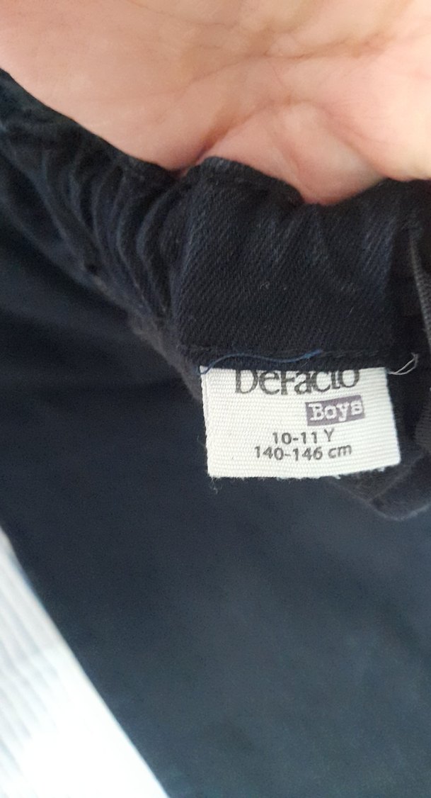 Siyah  Kot Pantolon - Görsel 3