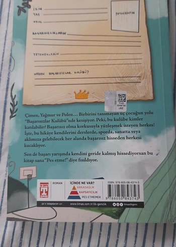 Başarısızlar Kulübü Çocuk Kitabı - Görsel 2