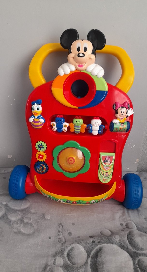 Renkli Mickey Mouse Bebek Yürüteci - Görsel 2