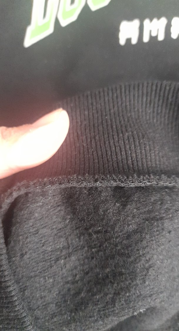 Siyah Baskılı  Sweatshirt - Görsel 4