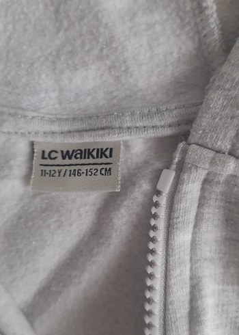 11. 12yas erkek Gri Fermuarlı Sweatshirt - Görsel 2