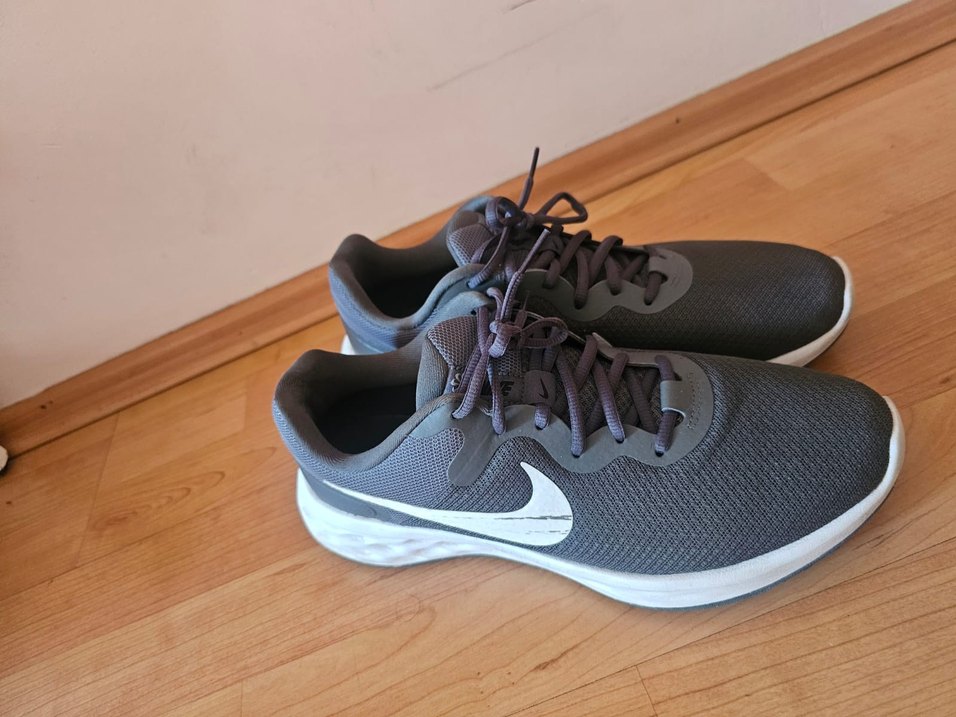 Gri Bağcıklı Spor Kadın erkek Sneaker - Görsel 2