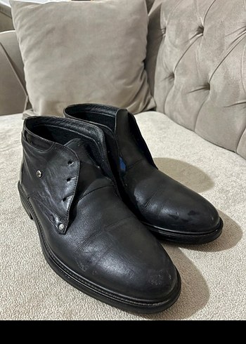 Erkek Siyah Rugan Kemerli Bot - Görsel 2