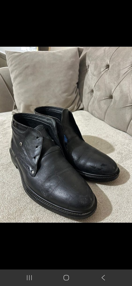 Erkek Siyah Rugan Kemerli Bot - Görsel 2