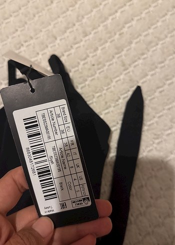 Siyah Drapeli Gotik Kadın Mayo - Görsel 5