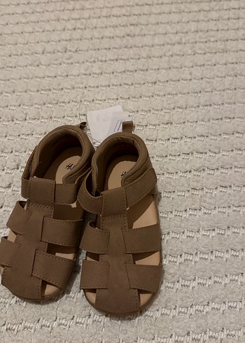 Kahverengi Tokalı Erkek Çocuk Sandalet