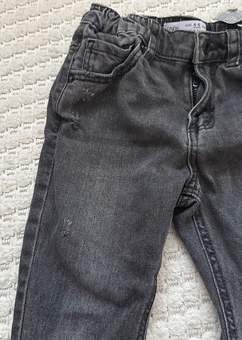 5 Yaş Beden Gri Erkek Çocuk Kot Pantolon