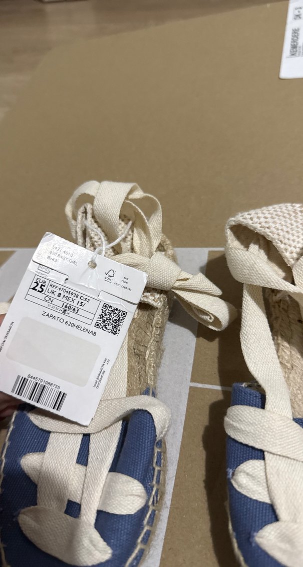 Mavi Nakışlı Kadın Dolgu Topuk Espadril - Görsel 2