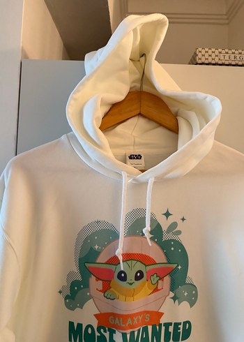 l Beden beyaz Renk Star Wars Kapüşonlu Sweatshirt