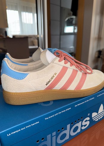 Adidas München Pastel Spor Ayakkabı - Görsel 3