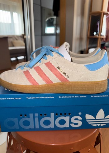 Adidas München Pastel Spor Ayakkabı - Görsel 5