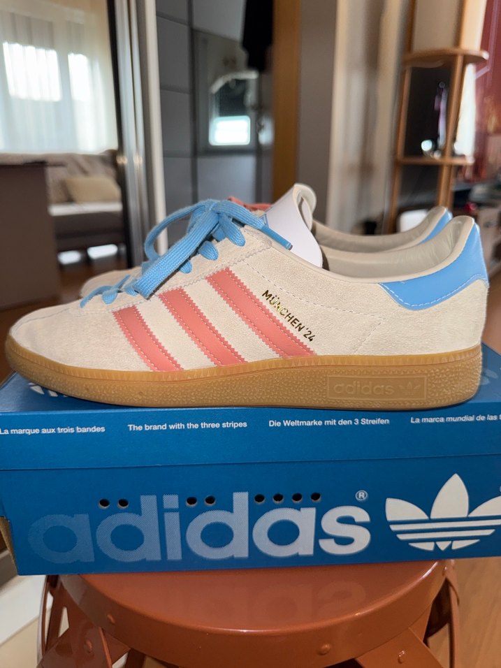 Adidas München Pastel Spor Ayakkabı - Görsel 5