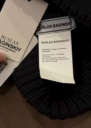Ruslan Baginskiy Siyah Örgü Kadın Bere - Görsel 5