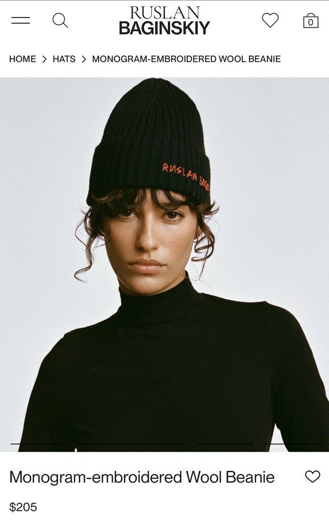 Ruslan Baginskiy Siyah Örgü Kadın Bere - Görsel 2