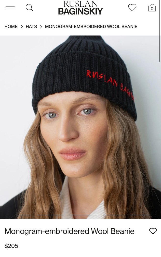 Ruslan Baginskiy Siyah Örgü Kadın Bere - Görsel 3