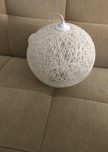 Ikea Beyaz İplik tasarımlı Tavan Lambası