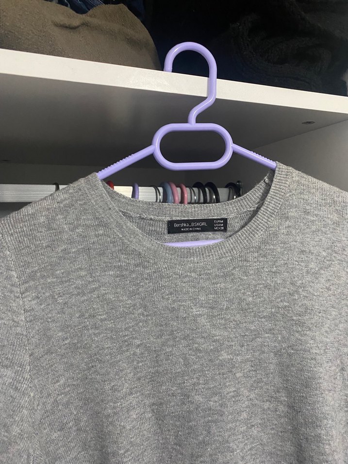 Gri Kadın bershka Elbise - Görsel 2