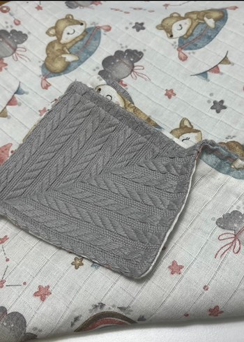 Bebek müslin battaniyesi - Görsel 3