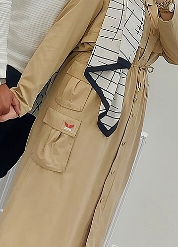 xl Beden camel Renk Setrms trenckot
