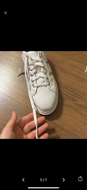 38 Beden beyaz Renk kadın spor ayakkabı